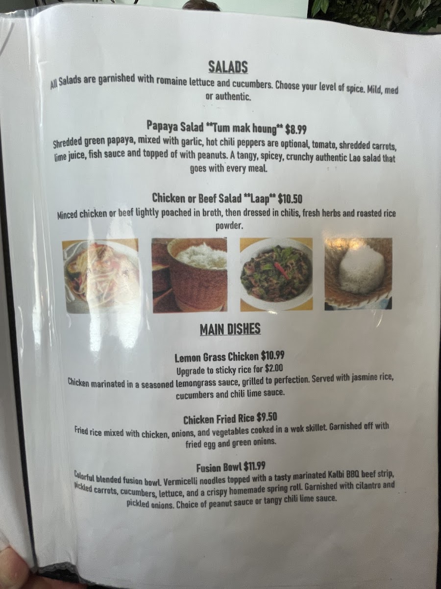 Boun's Lao Street Eatery Photo Menu 8