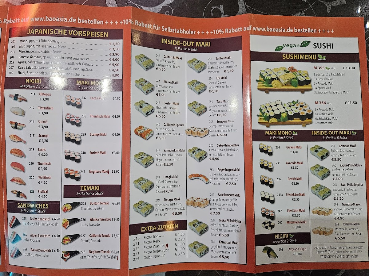 Asia Bao Photo Menu 1