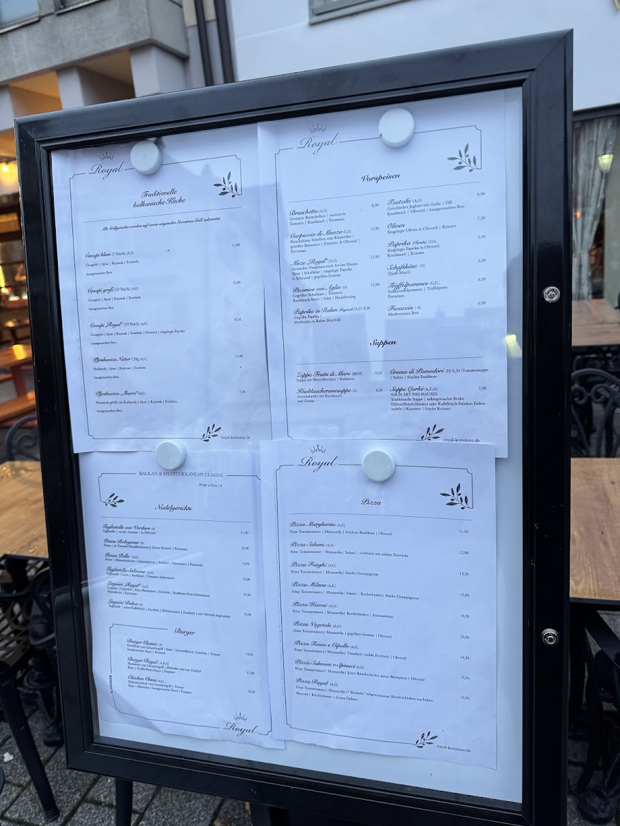 Royal, Balkan & Mediterranean Cuisine Photo Menu 1