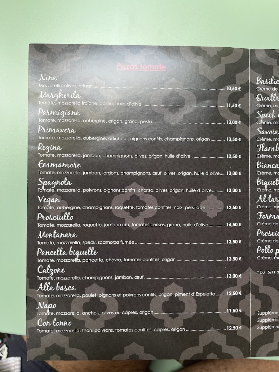 Pizzas l'Albatros Photo Menu 1