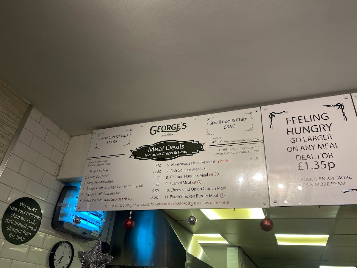 George's Tradition Photo Menu 1