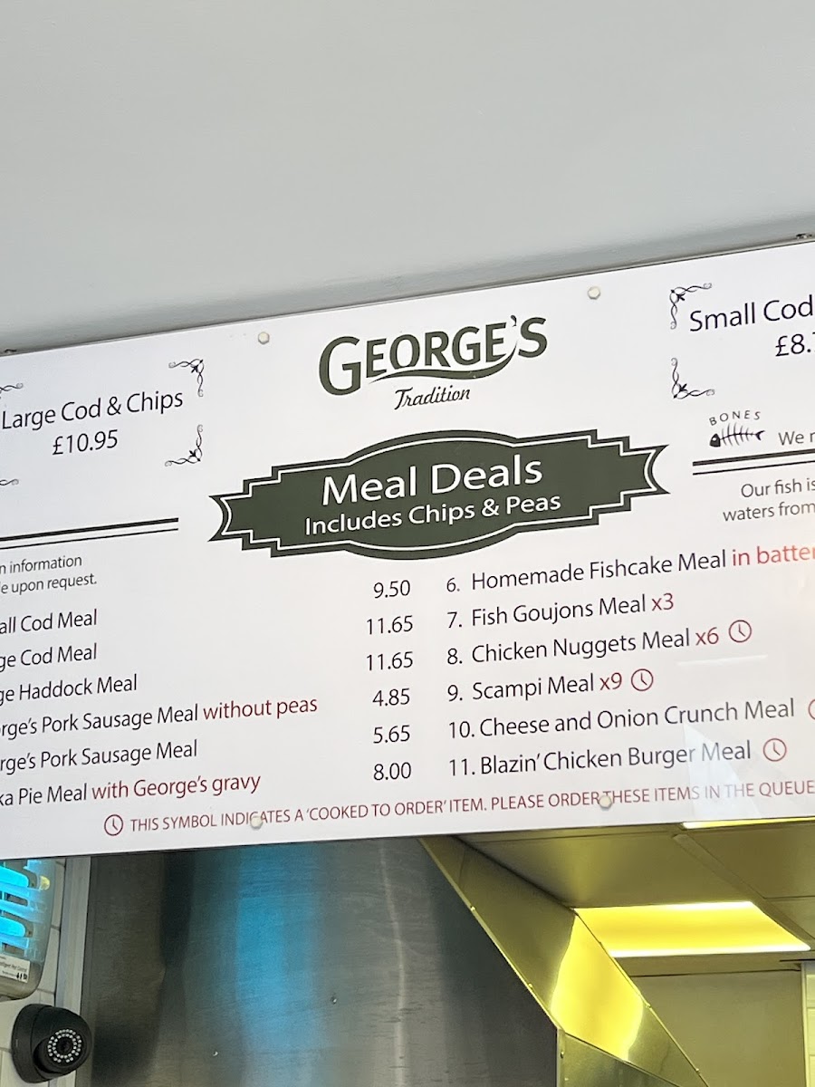 George's Tradition Photo Menu 2