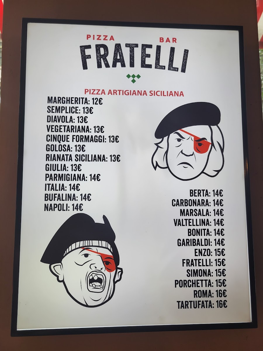 Fratelli Pizza Bar Photo Menu 3