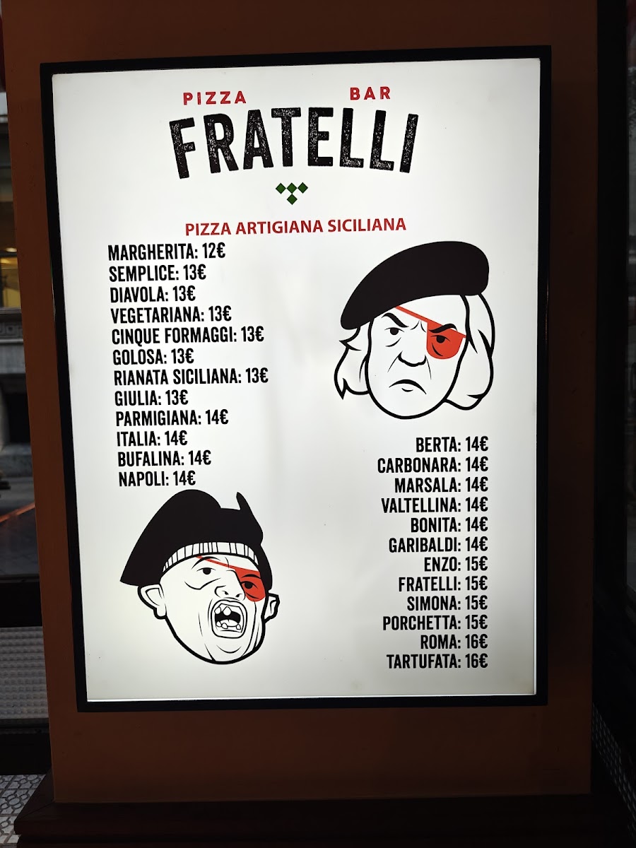 Fratelli Pizza Bar Photo Menu 5