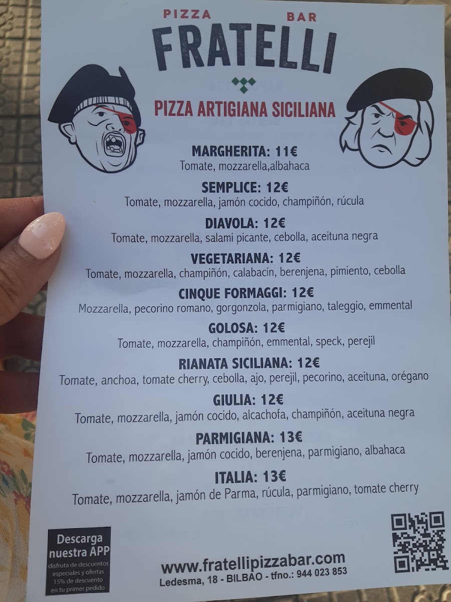 Fratelli Pizza Bar Photo Menu 7