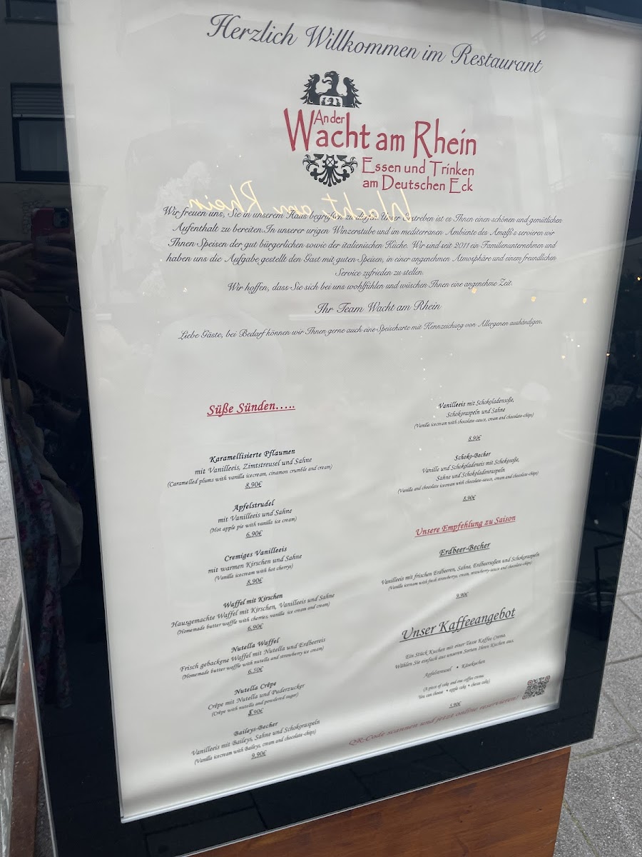 Wacht am Rhein Photo Menu 1