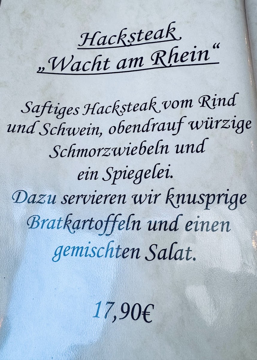 Wacht am Rhein Photo Menu 4