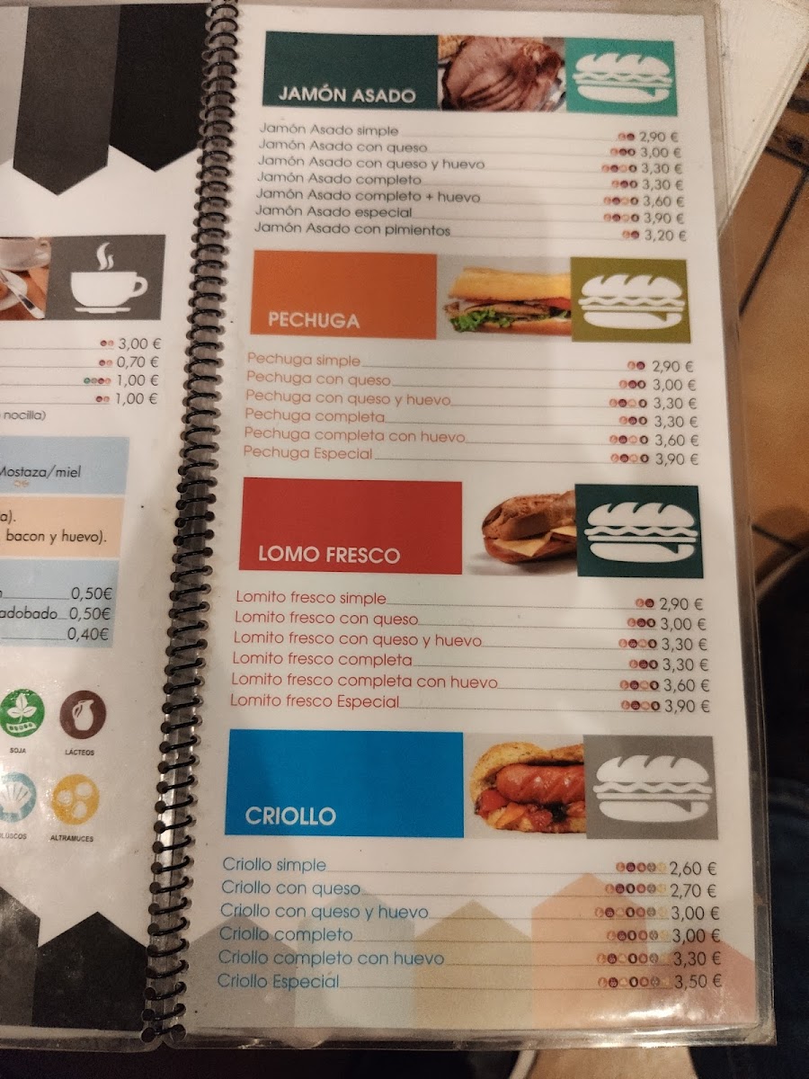 Cafetería Apolo Marín Photo Menu 4