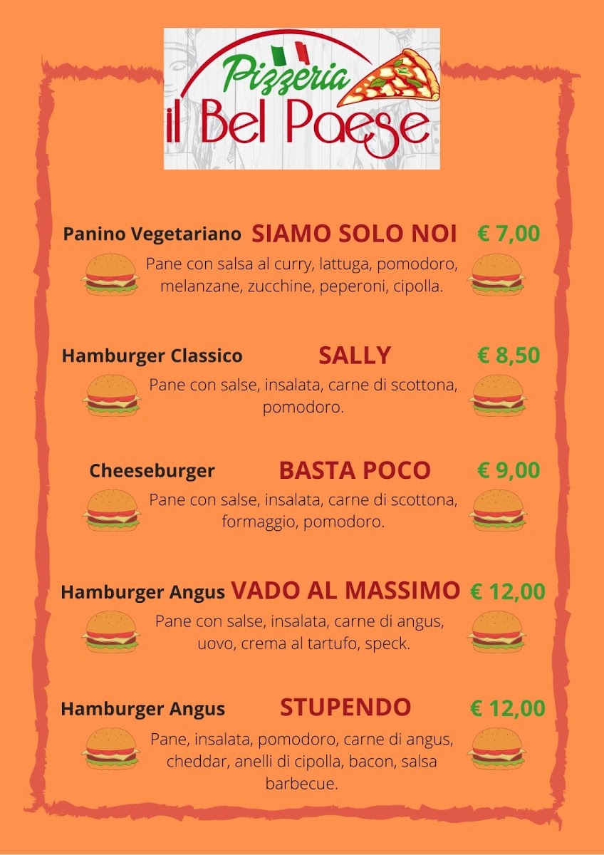 Pizzeria il bel paese Photo Menu 1