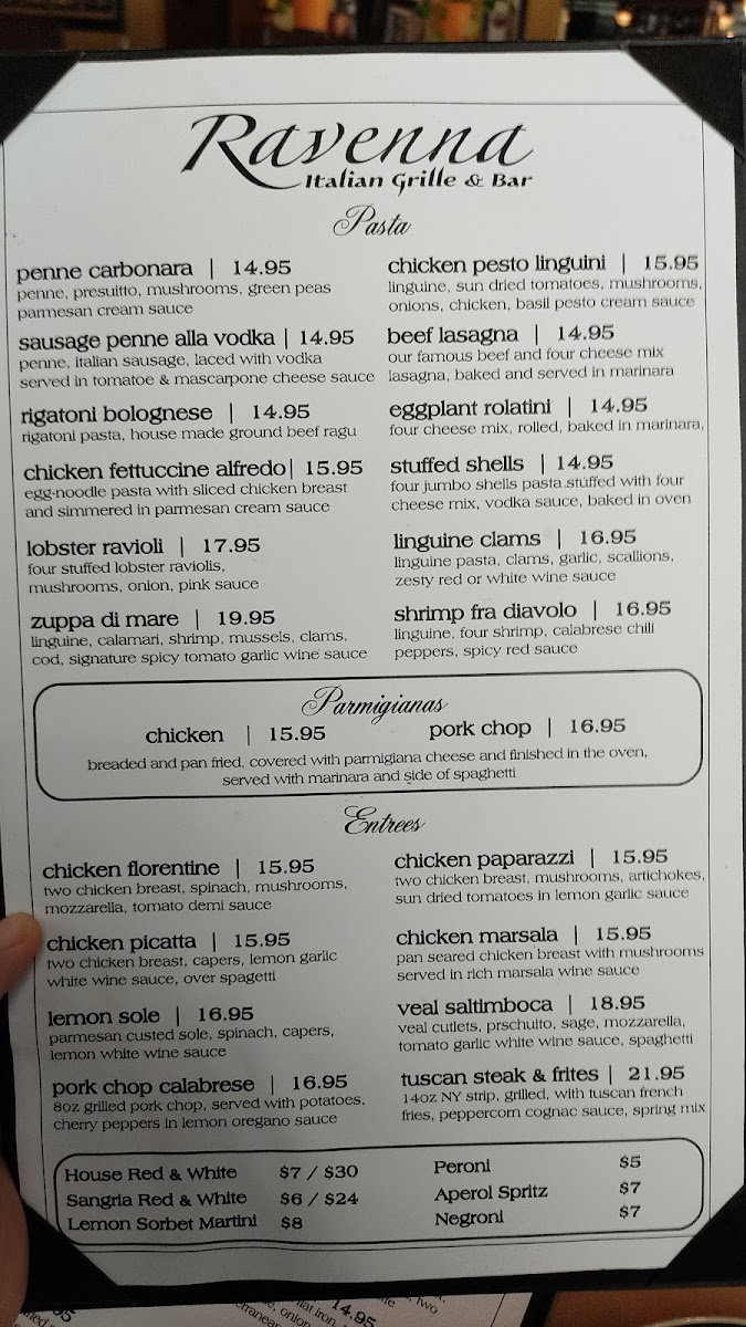 Ravenna Italian Grille & Bar Photo Menu 5