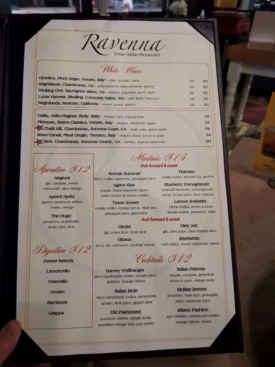Ravenna Italian Grille & Bar Photo Menu 6