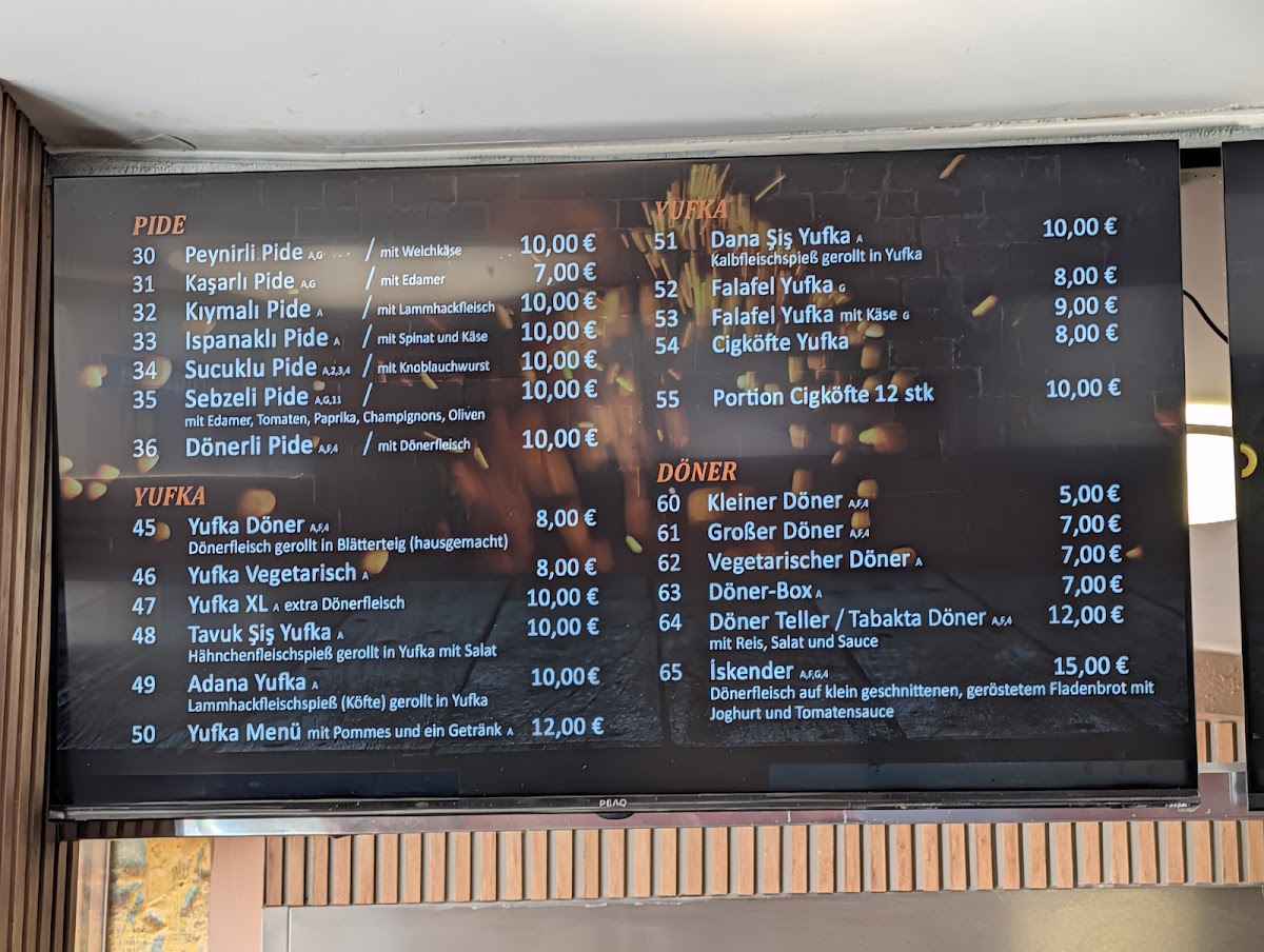 City Döner Restaurant Photo Menu 1