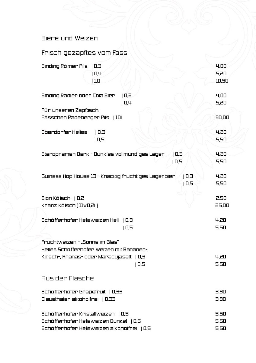 Tafelspitz & Söhne Photo Menu 10