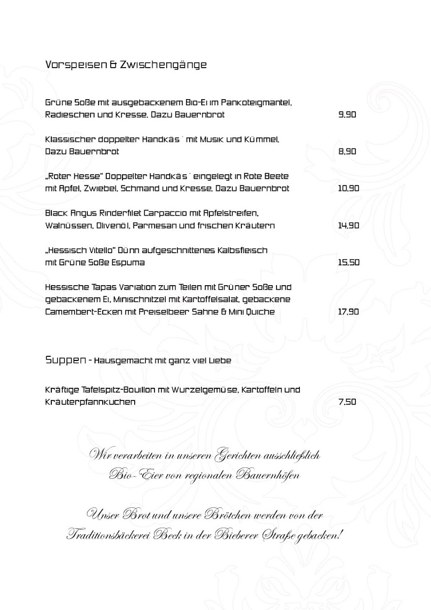 Tafelspitz & Söhne Photo Menu 7