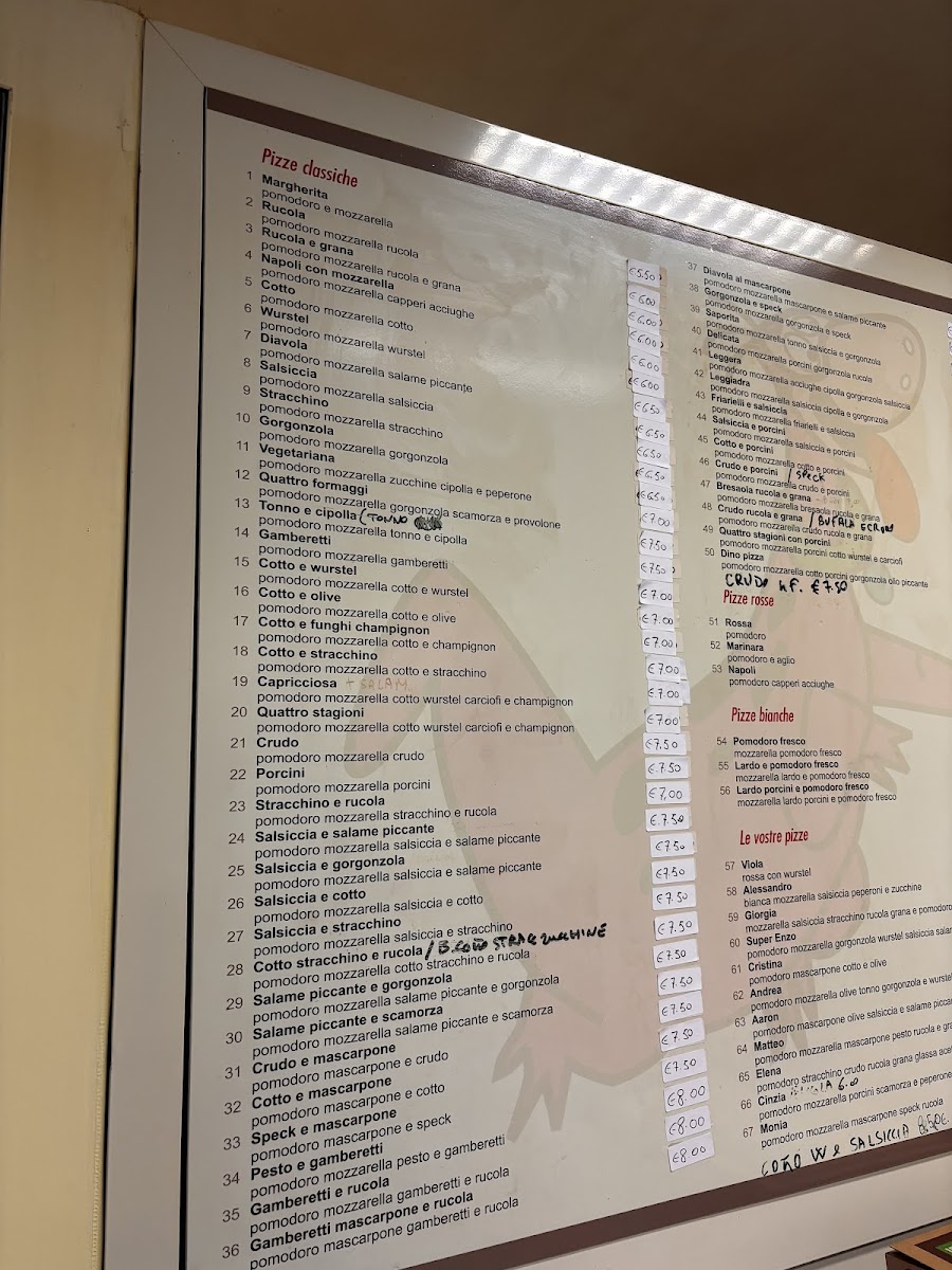 Pizzeria Dino Photo Menu 1