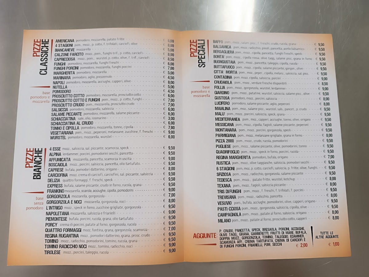 Pasti Pizza Castrocaro Photo Menu 2