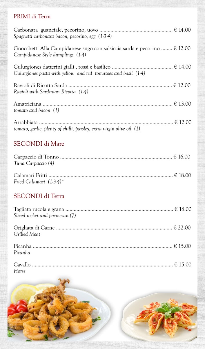 In Grano Pizzeria Photo Menu 2