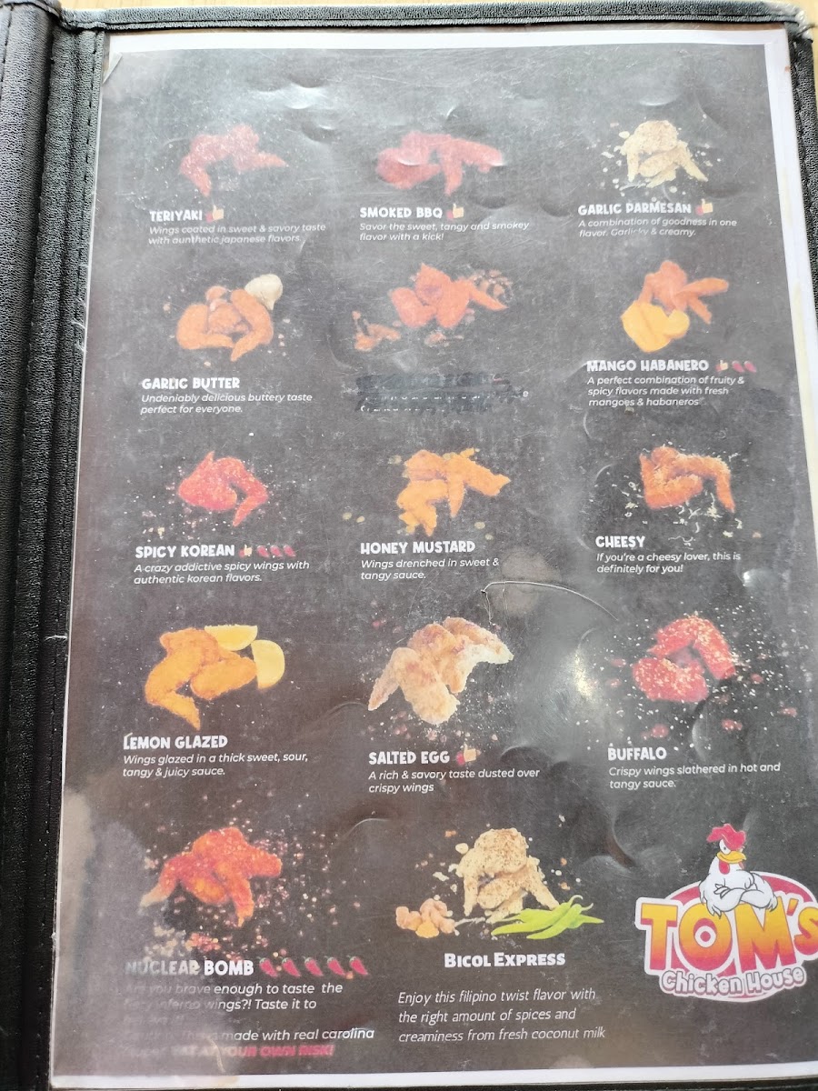 Tom Chicken House Photo Menu 1