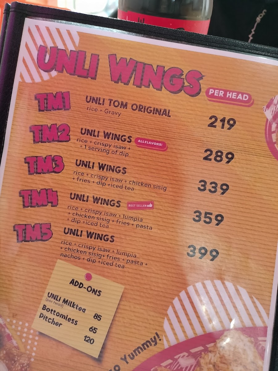 Tom Chicken House Photo Menu 2
