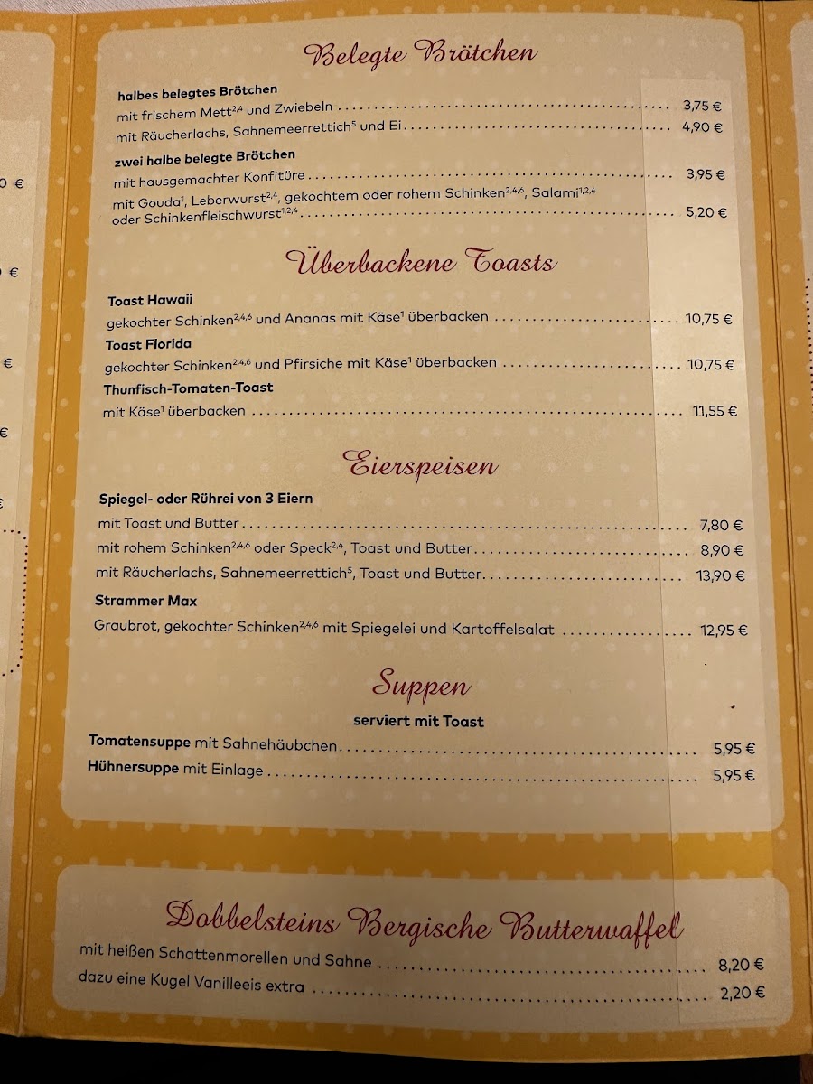 Kö-Café Dobbelstein e. K. Photo Menu 5