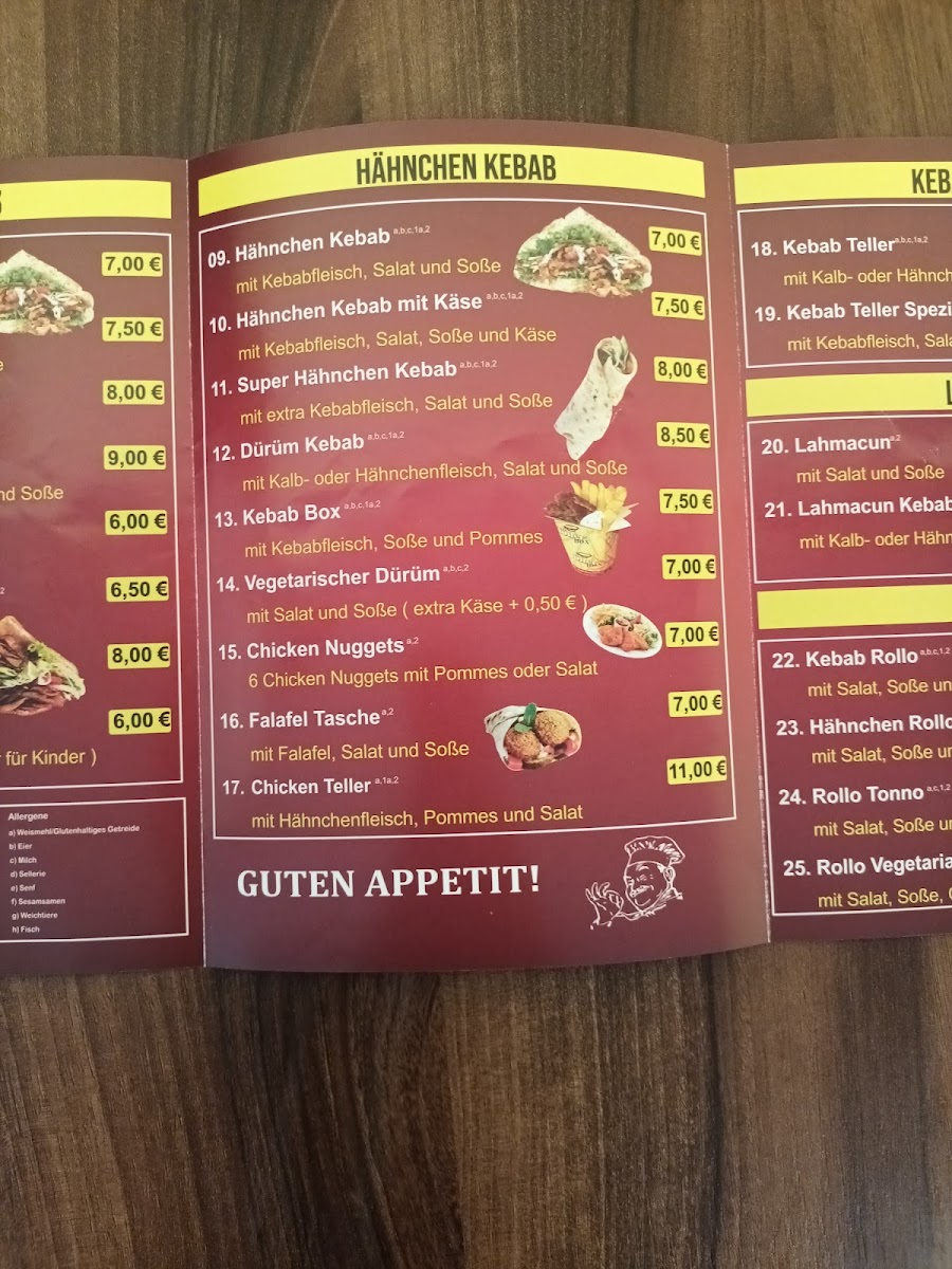 Berlin Döner Pizzeria Photo Menu 3