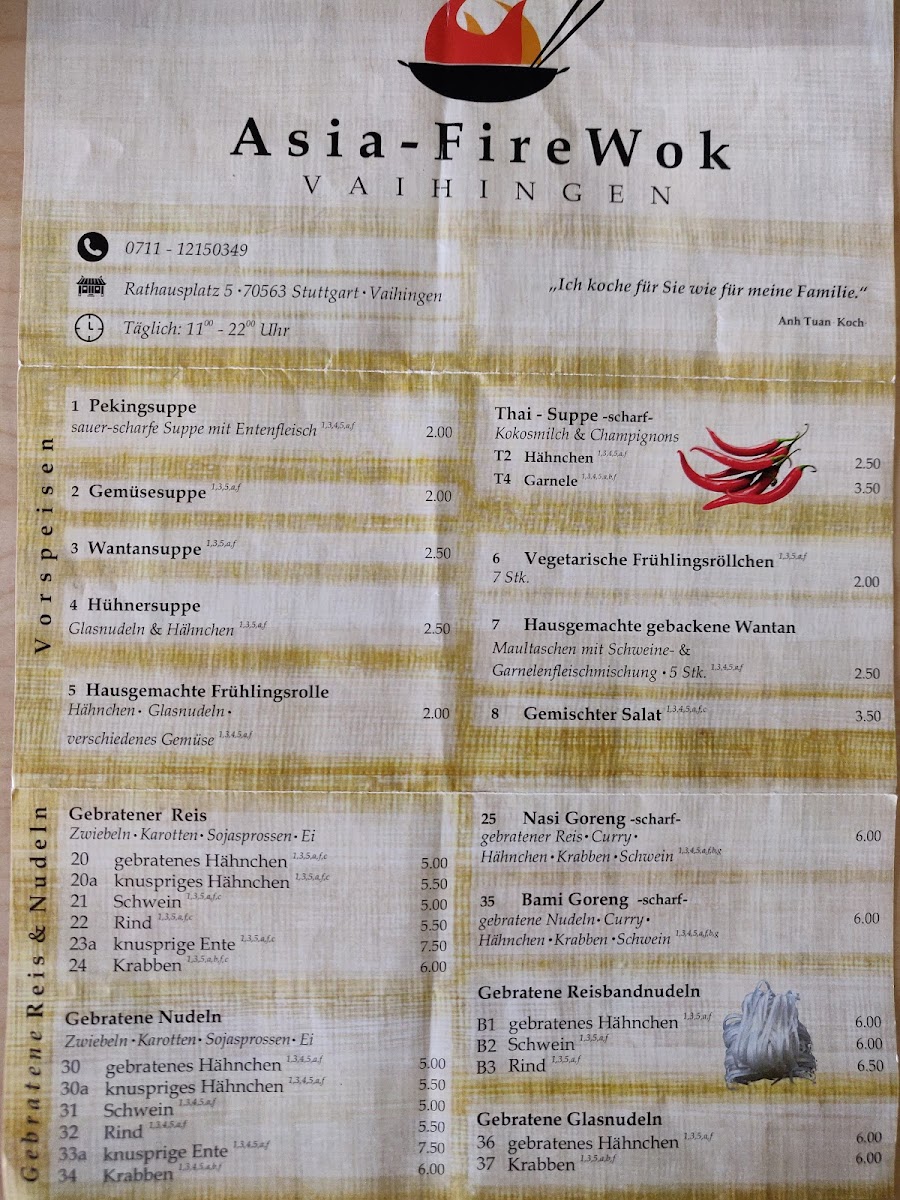 Asia Fire-Wok Photo Menu 8