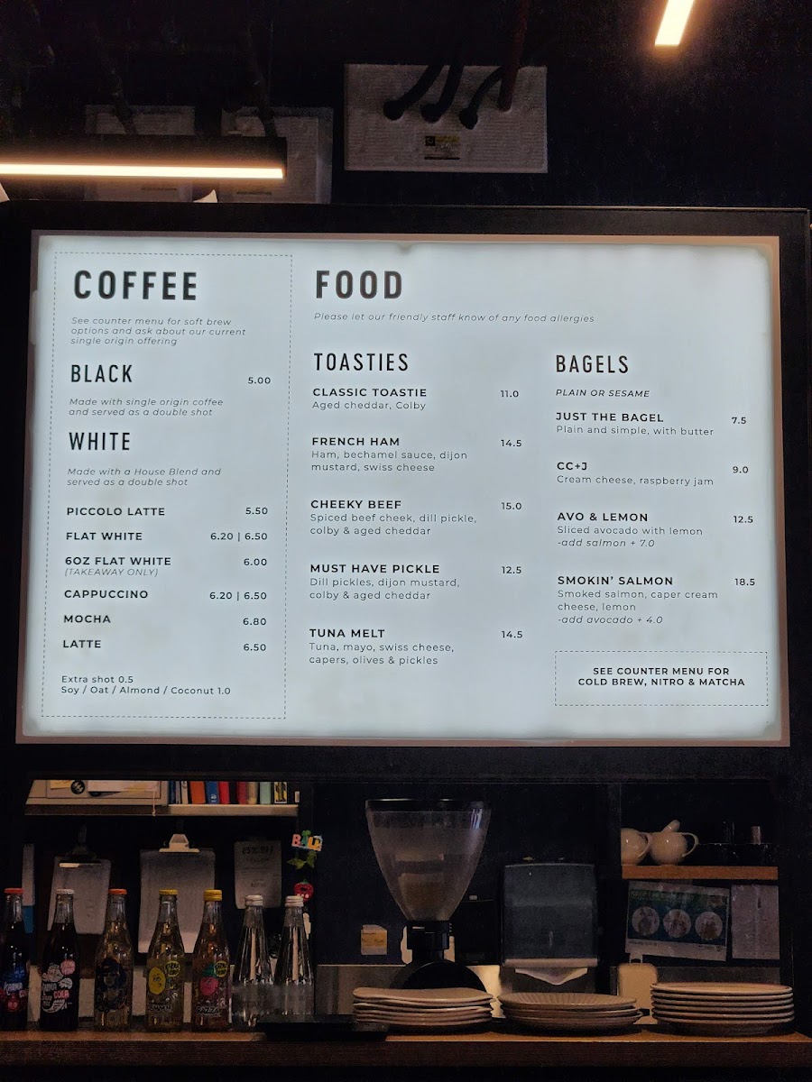 Espresso Workshop Britomart Photo Menu 2