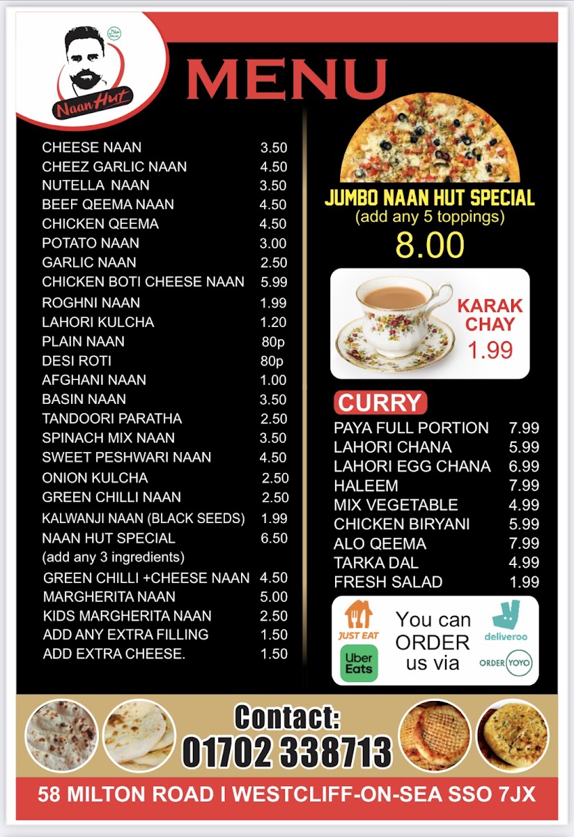 Naan Hut Photo Menu 2