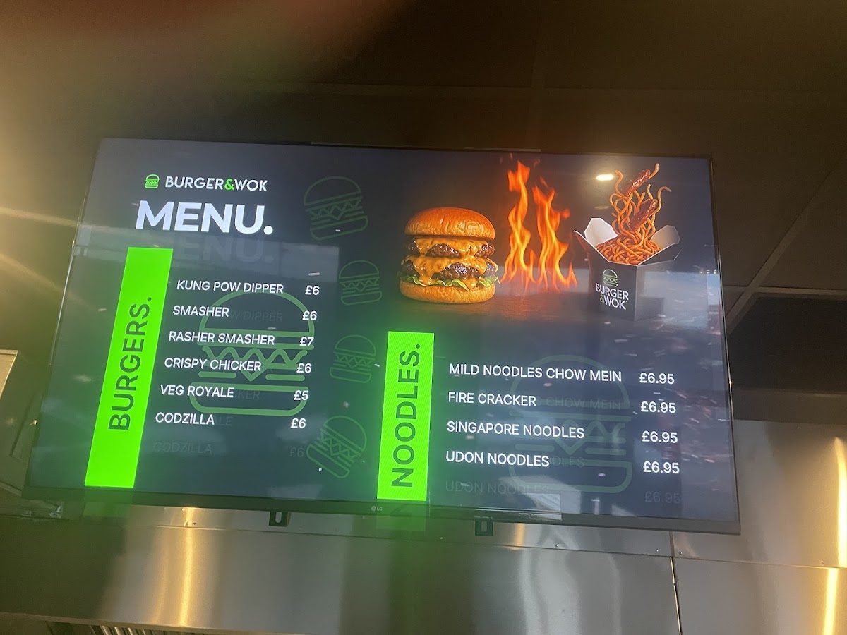 Burger & Wok Photo Menu 2