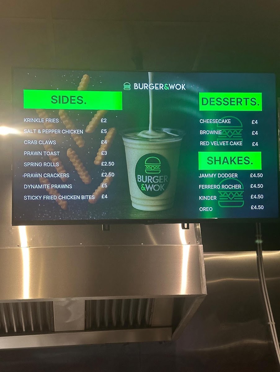 Burger & Wok Photo Menu 3