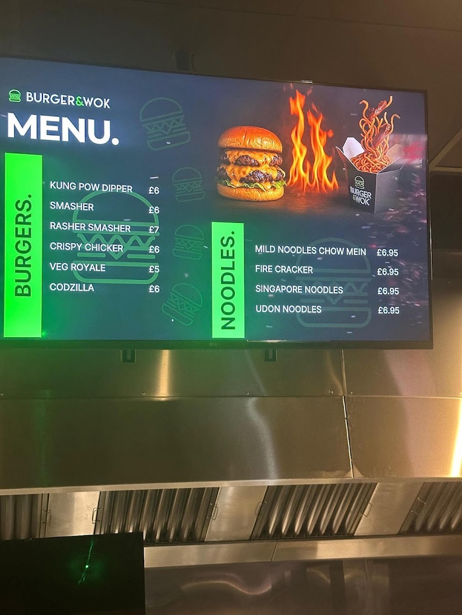 Burger & Wok Photo Menu 4