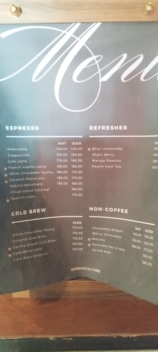 Brew Culture Photo Menu 2