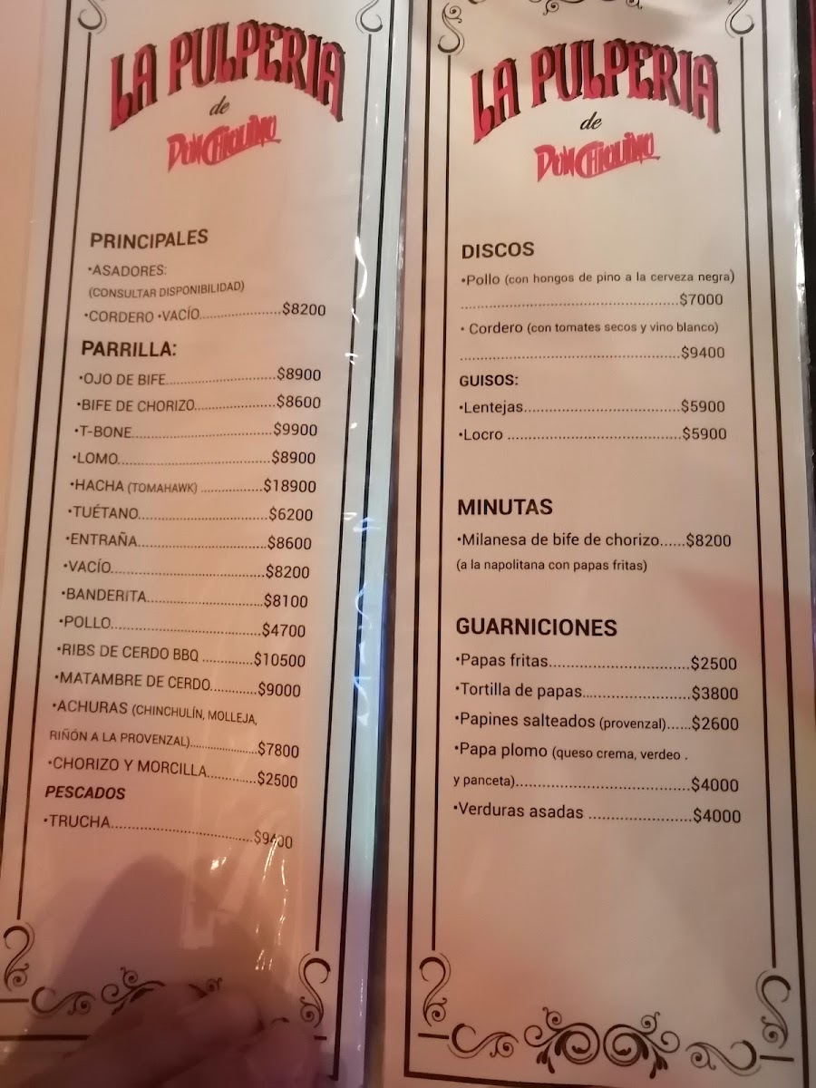 La Pulpería Photo Menu 1