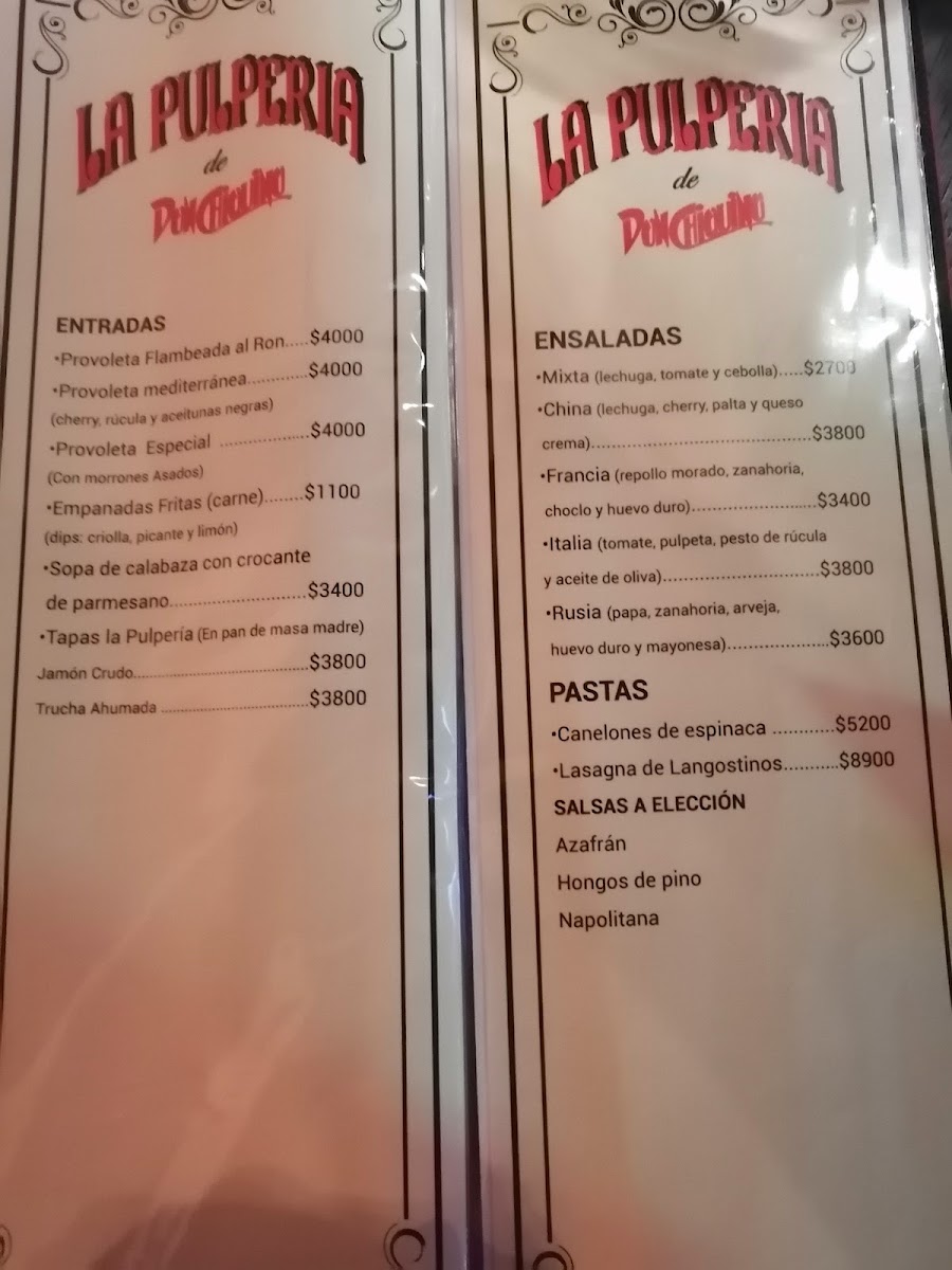 La Pulpería Photo Menu 2