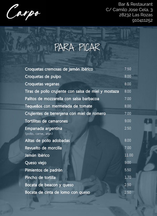Restaurante Carpo Photo Menu 6