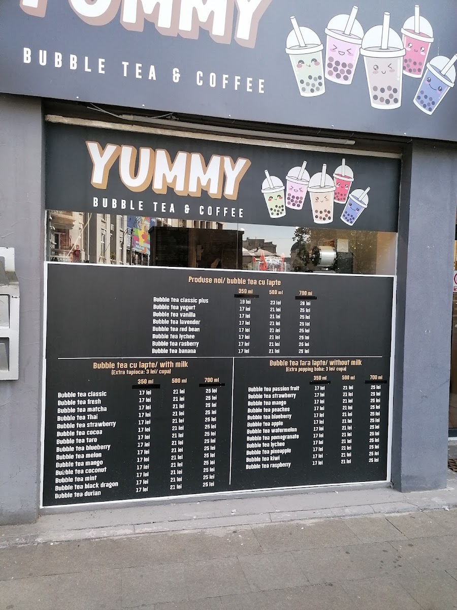 Yummy Bubble Tea Photo Menu 1