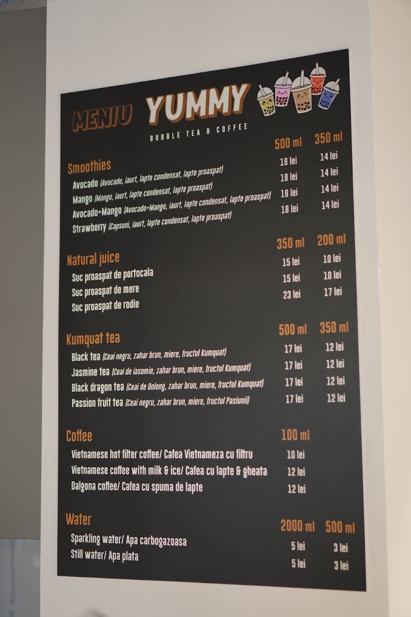 Yummy Bubble Tea Photo Menu 7