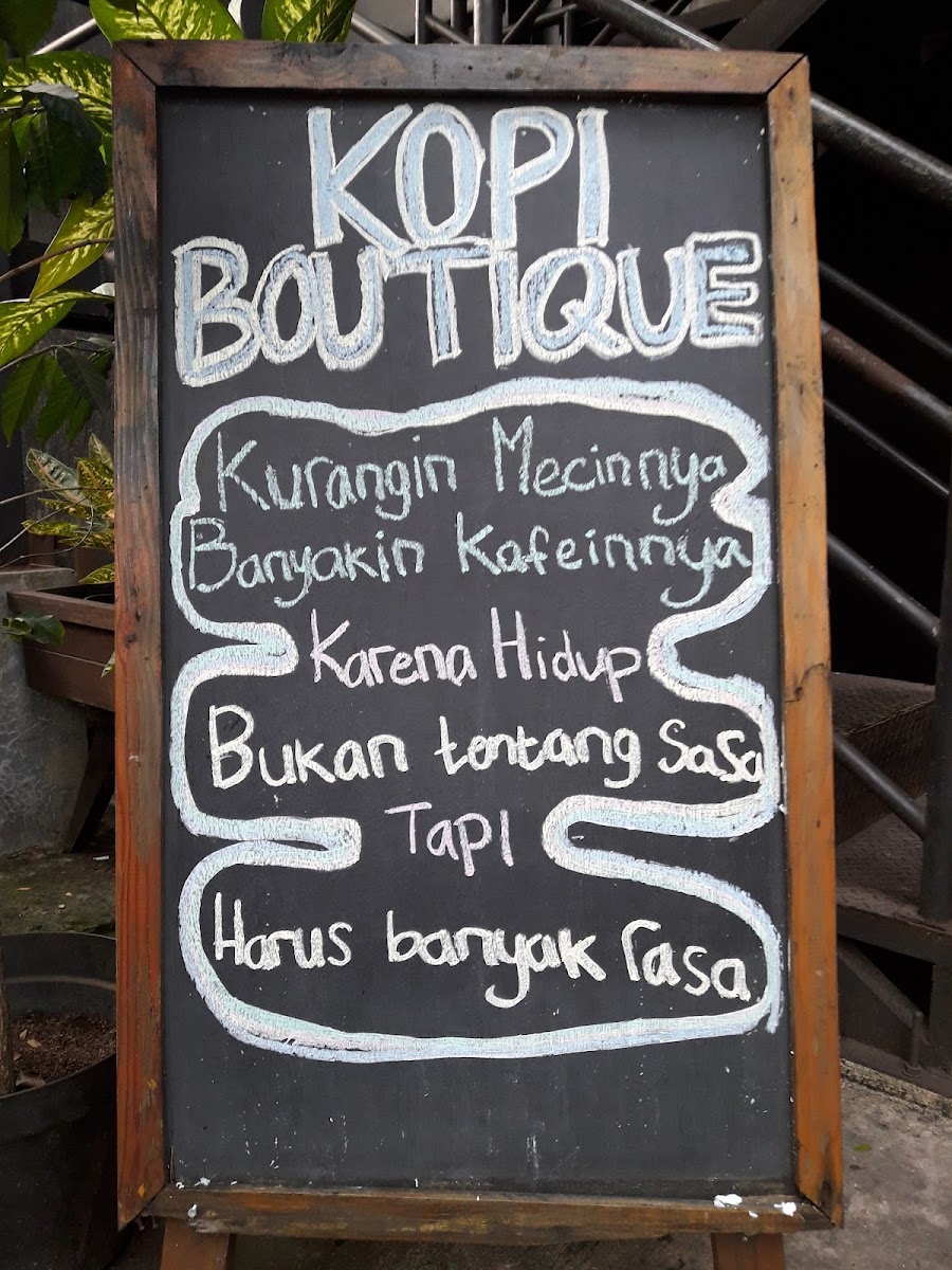 Kopi Boutique Roastery Photo Menu 10