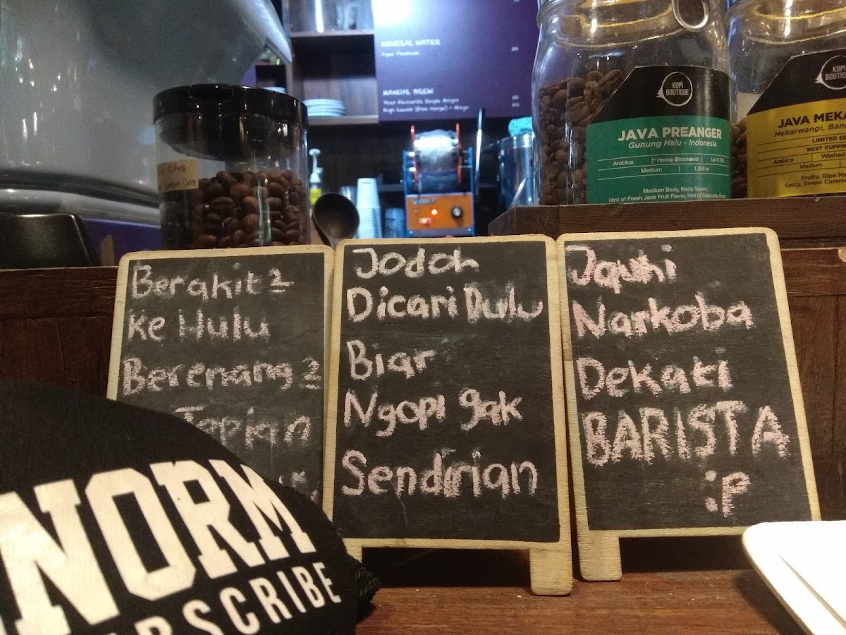 Kopi Boutique Roastery Photo Menu 8