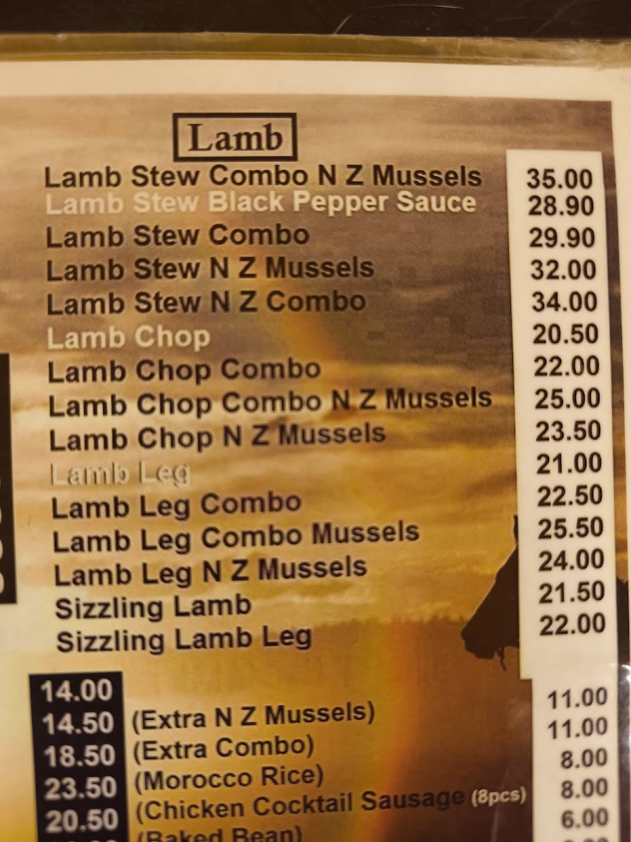 HR Steak House Photo Menu 7