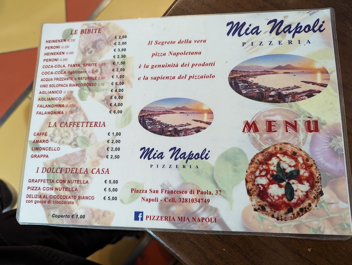 PIZZERIA MIA NAPOLI Photo Menu 3