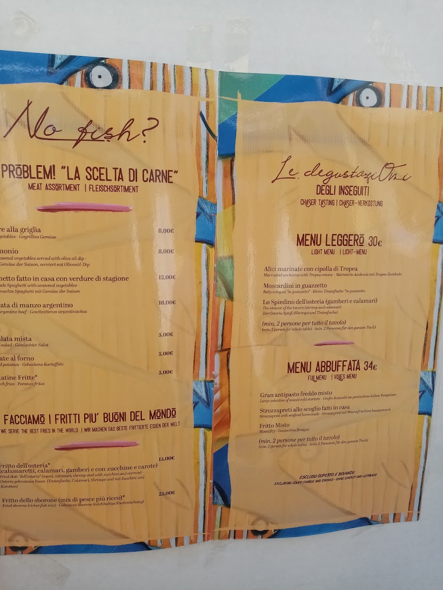 Osteria degli Inseguiti Photo Menu 2