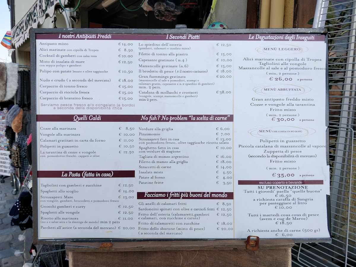 Osteria degli Inseguiti Photo Menu 5
