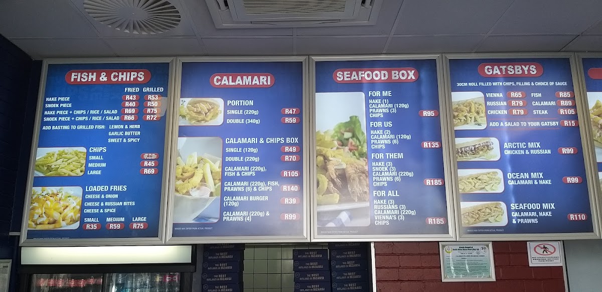 Calamari Fisheries - Richmond Corner Photo Menu 6