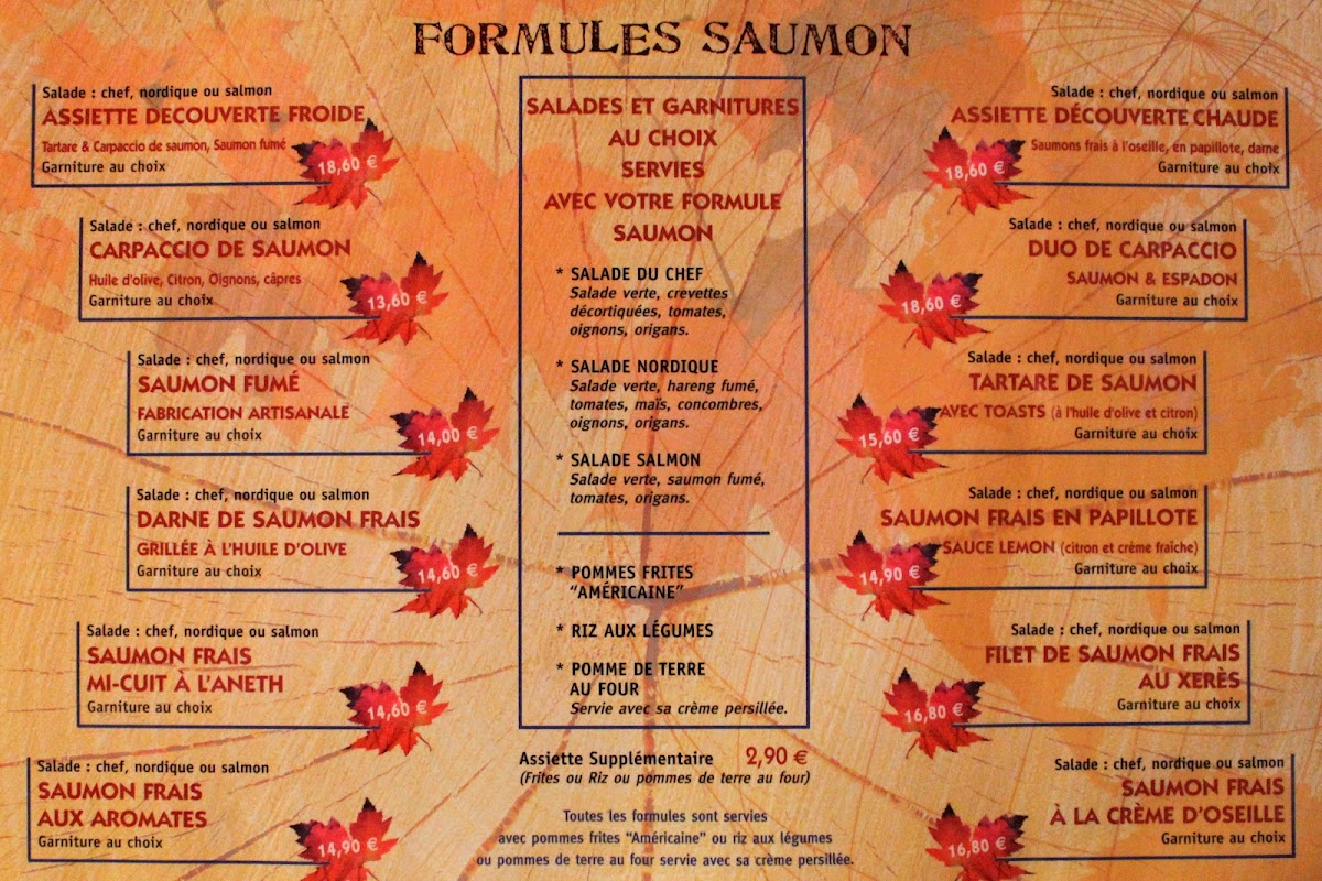 Restaurant Ontario Salmon Photo Menu 5