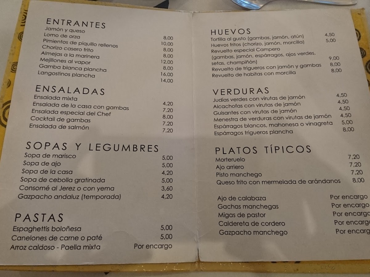 Restaurante El Chuletero Photo Menu 7