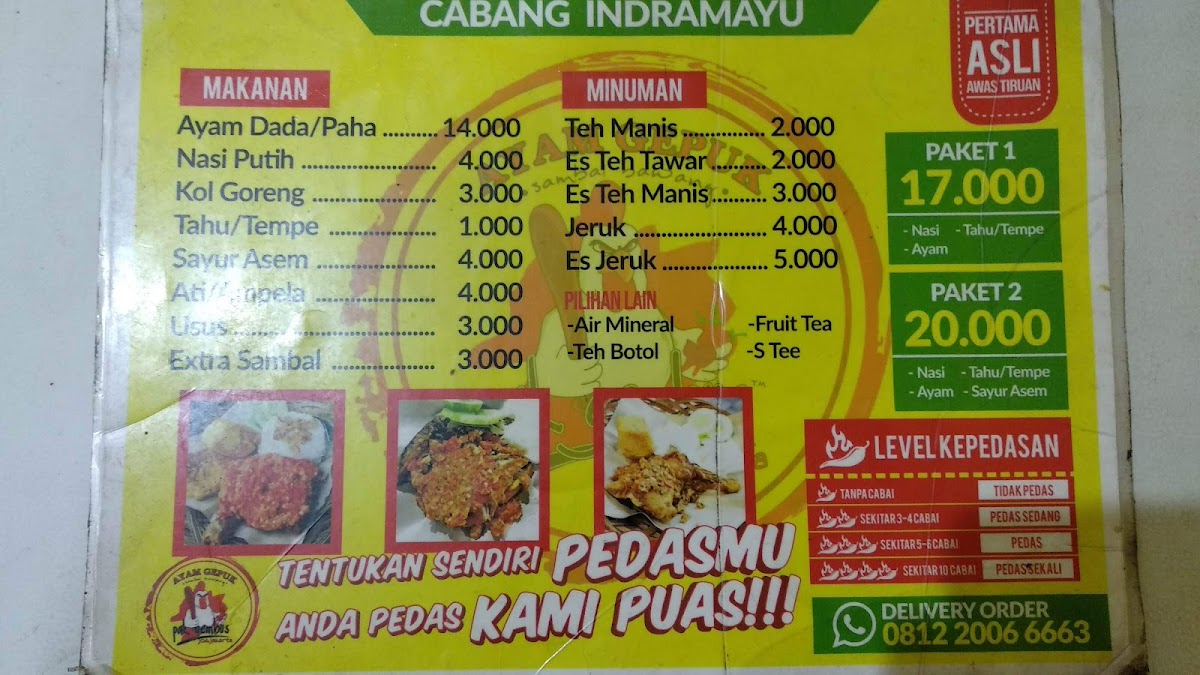 Ayam Gepuk Pak Gembus Photo Menu 2