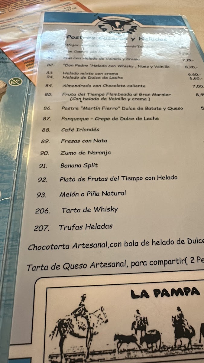 LA PAMPA Photo Menu 8