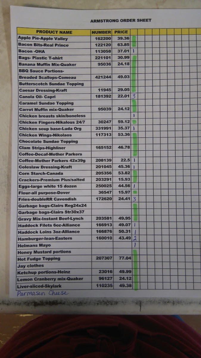 Bev's Country Diner Photo Menu 7