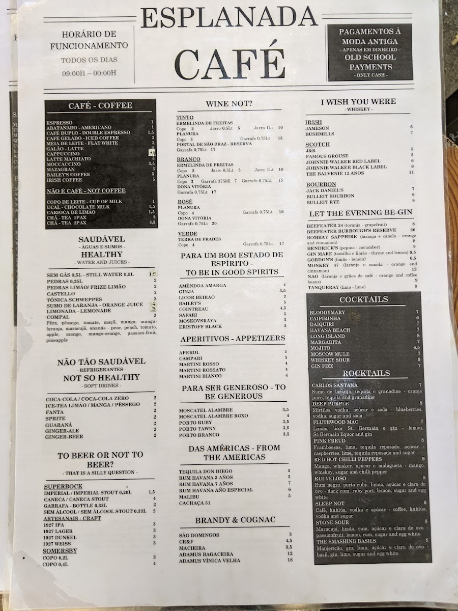 Esplanada Cafe Photo Menu 4